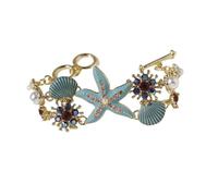 Collana da polso comoda e delicata con perline di mare, adatta per una collana con ciondolo a forma di conchiglia ispirata al mare, B, come descritto, come descritto