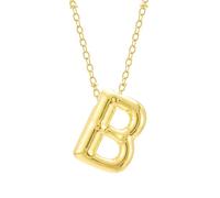 Collana da tennis con lettere a bolla collana con iniziale dorata per le donne collane con ciondolo spesso alla moda gioielli d'oro per le donne adolescenti mamma nonna moglie collana, lega di zinco