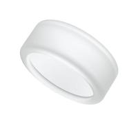 Collana da tennis da uomo in silicone, compatibile con anello protettivo, custodia elastica per anello Gen Working Out anelli sotto i 20 (bianco, A)