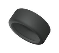 Collana da tennis da uomo in silicone, compatibile con anello protettivo, custodia elastica per anello Gen Working Out anelli sotto i 20 (nero, A)