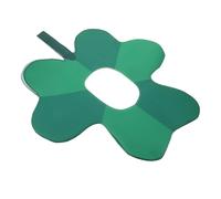 Collana da uomo, 2 pezzi Copricapo da esibizione con quadrifoglio Festival Props per il giorno di San Patrizio Shamrock Costume Accessori Cappello da festival irlandese Cappello di San Patrizio Ve