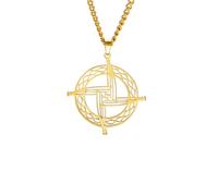 Collana da uomo, con ciondolo a croce di Santa Brigida per donne e uomini, tradizionale celtico, croce irlandese, amuleto, idea regalo