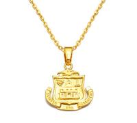 Collana da uomo, con ciondolo a forma di bandiera dell'isola di Sint Maarten e Saint-Martin, per donne e ragazze, gioielli Saint Martin SXM