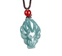 collana da uomo Jadeite Nine tailed Fox Ciondolo Collana Pietra Giada Accessori Moda Talismani Regali per le Donne Fascino Lusso