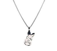 Collana da uomo, Kpop Lil Peep Love Rabbit triste per amore, collana con ciondolo collana gioielli collare regalo fan