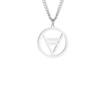 Collana da uomo, vintage Veles Volos Slavo Dio della Terra Acque Collana con ciondolo per uomo Talismano Religione Gioielli maschili