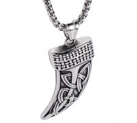 Collana da uomo Zanna- Argento