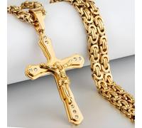 Collana da uomo ZI-32533 - Oro / 70cm