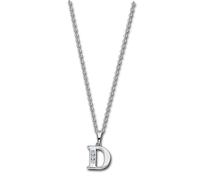 COLLANA D'ARGENTO LOTUS LETTERA D 925 ARGENTO LOTUS SILVER TRENDY JLP3054-1-D