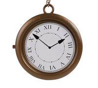 Collana Decorativa con Orologio per Cosplay Ed Eventi Misteriosi di Omicidio, Design Squisito e Dettagliato, Plastica Leggera, Accessorio Divertente per Tutti (PJ9174)