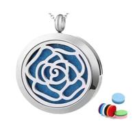 Collana del medaglione del profumo resistente all'usura della collana del | Diffusore da donna, gioiello da collo, diffusore di oli, yoga, meditazione, relax, spa, uso quotidiano, viaggi, ufficio