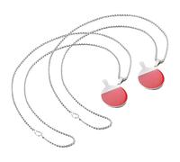 Collana delicata da pong da 2 pezzi Collana da donna con ciondolo da uomo