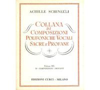 COLLANA DI COMPOSIZIONI POLIFONICHE VOCALI SACRE E PROFANE VOL.III