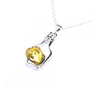 Collana di cristallo popolare moda donna donna Bottiglie d'amore in oro 3 Collane Amicizia