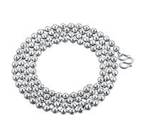 Collana di Feria per Donne Chain per Pedi, Collari a Molla Versatili e Fashion, Ideal per Anelli di Porta, Diversi Lunghezze E Spessezze, 3.0Mm Spessore