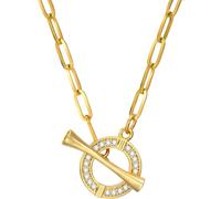 Collana di Fiore per Donne, chiavetto da Fermare in Alluminio per colletta, Pietre preziose con Incudine, Clava della Vite: Anello a Forma di Cerchio e cuoricino/Collana di Fiore per Donne -