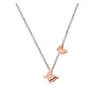 Collana Di Fulmini Collana speciale in titanio con diamanti alla moda per le donne Collana di design Collana in acciaio lucido con clavicola da donna. Collane e Collana Di Budino (D, One Size)