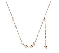 Collana Di Fulmini Collana speciale in titanio con diamanti alla moda per le donne Collana di design Collana in acciaio lucido con clavicola da donna. Collane e Collana Di Budino (J, One Size)