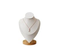 Collana di Gioielli Display Busto Stand 1 cornice for espositore for collana, modello ritratto, cornice for gioielli con ciondolo al collo, cornice for espositore for gioielli con collana.(Beige,S)
