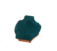 Collana di Gioielli Display Busto Stand 1 cornice for esposizione di collane, modello ritratto, ciondolo al collo, cornice for esposizione di gioielli, collana, accessori for foto(Green)
