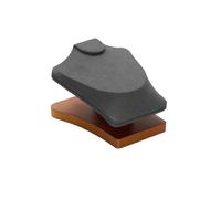 Collana di Gioielli Display Busto Stand Supporto for busto in legno massello for gioielli, espositore for collane, manichino, espositore for ciondoli, espositore for vetrine di gioielli(Dark Grey)