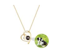 Collana di immagine personalizzata con foto all'interno - Collana di proiezione di foto personalizzata - Regali memoriali di gioielli di ritratto personalizzati per gli amanti della moglie madre