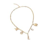 Collana di ispirazione etnica con cappello da cowboy e ciondolo a forma di stivale per festival e feste, lunghezza regolabile
