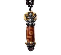 Collana di meditazione del buddismo, collana tibetana per uomini | Ciondolo cinese femminile,Transfer perle Manjusri Collana, Buona Ciondolo cinese femminile con il mantra Amulet a sei caratteri per l