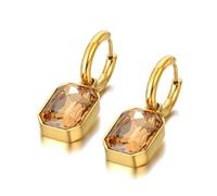 Collana di modo dei monili delle donne della collana del pendente del quadrato geometrico lucido per usura quotidiana, adjustable, Zirconia cubica