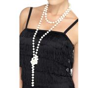Collana Di Perle 180Cm Costume Da Flapper Elegante Per Donne Accessorio