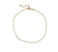 Collana di Perle Coreane da Donna semplici Perline a Strato Singolo Girocollo clavicola collane a Catena collane Gioielli per Ragazze Fashion Book