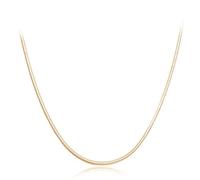 Collana di perle da donna, collana di perle e cristalli, regali, collana in argento sterling S925 con catena a forma di serpente, collana da donna con clavicola, catena in oro, molto fine, alla moda