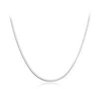 Collana di perle da donna, collana di perle e cristalli, regali, collana in argento sterling S925 con catena a forma di serpente, collana da donna con clavicola, catena in oro, molto fine, alla moda