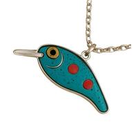 Collana di pesce - Ciondolo oceano in argento sterling, delicato fascino marino | Simboleggia la e la prosperità, migliora lo stile quotidiano, il regalo per donne, ragazze e amanti d