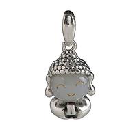 Collana di pietra di giada, ciondolo in giada Hetian con pietra preziosa naturale, amuleto portafortuna, ciondoli Buddha, graziosi ciondoli fai da te vintage for creare gioielli con braccialetti e col