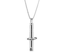 Collana di sollievo dell'ansia 1 pezzo, collana di respiro panico, ansia calma, collana durevole in acciaio inossidabile, alleviare l'ansia e lo stress, calmare, spostare l'attenzione, rilassarsi