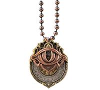 Collana di tarocchi | Ciondolo in metallo per divinazione con visione dei tarocchi, gioielli spirituali da collezione per donne divinazione, meditazione, rituali, vacanze, viaggi, feste di compleanno