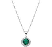 COLLANA DIAMOND ZIRCONE TONDO VERDE DONNA AMEN
