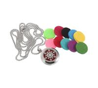 Collana Diffusore Oli Essenziali a Fiocco di Neve in Metallo