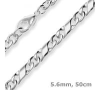 Collana Dollaro In Argento 5,6Mm 50Cm In Argento 925