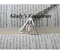 Collana Doni della Morte Harry Potter cerchio centrale GIREVOLE Hogwarts Deathly