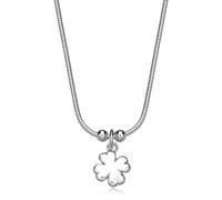 Collana donna acciaio Sagapo cuore stella luna quadrifoglio farfalla cornetto