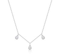 Collana Donna Acciaio Zirconi Pendenti Varianti Colore Sagapò Dazzly SDZ141-145