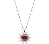 Collana Donna AMEN CLSOQUBBR Argento 925% Pendente Rosso