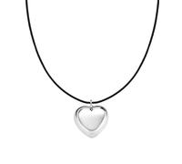 Collana Donna Amen Collezione MIO CUORE con cordino Nero in Argento 925 codice C