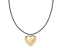 Collana Donna Amen Collezione MIO CUORE con cordino Nero in Argento 925 codice C