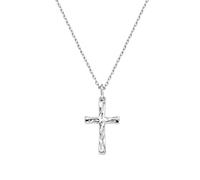 Collana Donna Amen CROCE in Argento 925 rodiato codice CLCRLEB