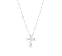 Collana Donna Amen CROCE Ondulata Argento 925 codice CLCROBBZ