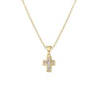 Collana Donna Amen MINI CROCE in Argento 925 Gold codice CLCCGBZ3