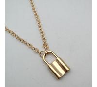 Collana Donna catena con Lucchetto Dorato collanina collanine ragazza idea moda
